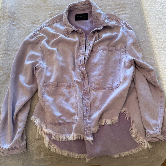 ALLSAINTS Nicola Denim Shacket - Picture 4 of 8